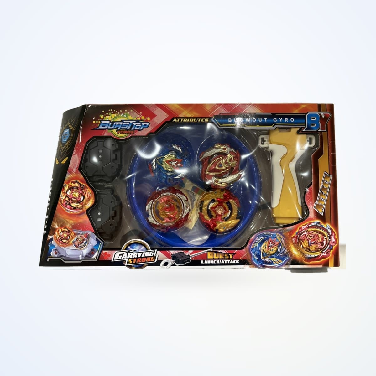 Coffret toupies Burst Top Force avec arène et lanceur