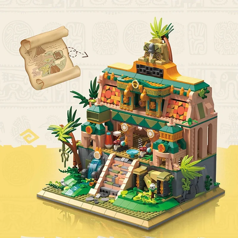 Kit de Blocs et Puzzle – Temple Perdu Série Architecture – Image 5