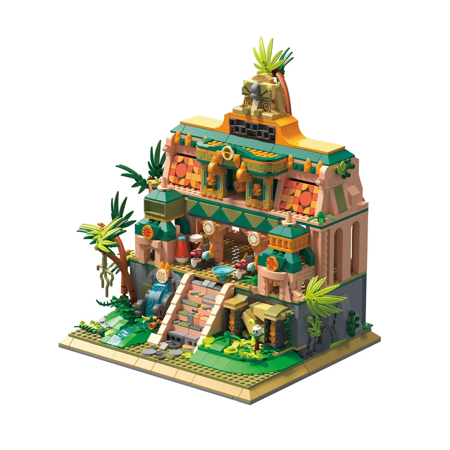 Kit de Blocs et Puzzle – Temple Perdu Série Architecture