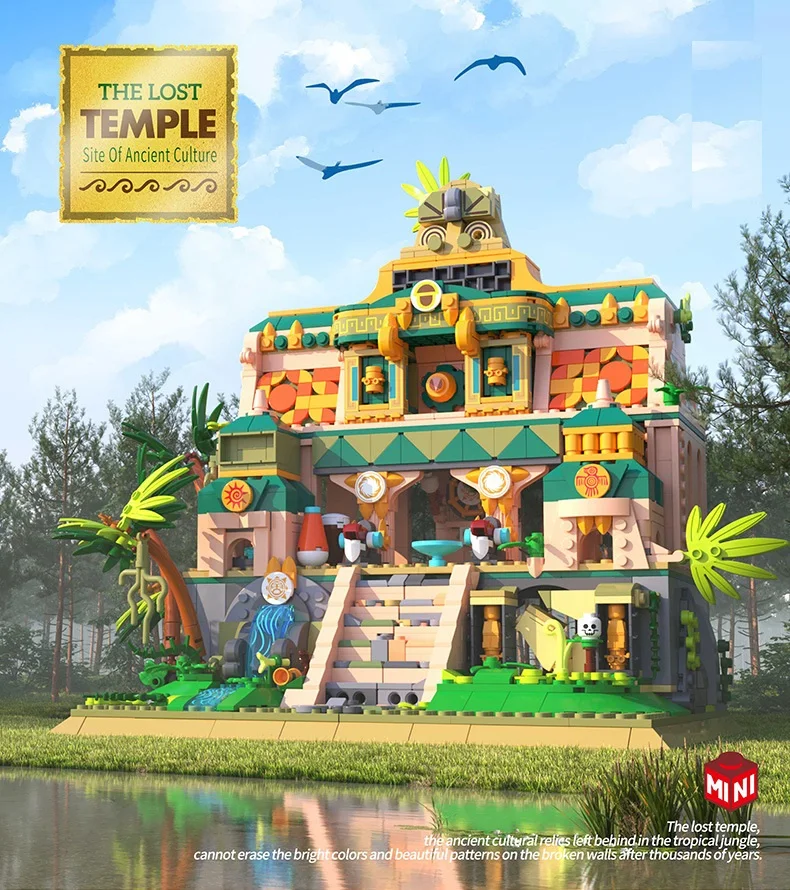 Kit de Blocs et Puzzle – Temple Perdu Série Architecture – Image 4