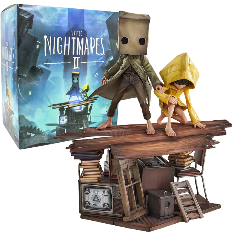 Figurine Little Nightmares II – Six, Mono & Le Concierge – 21 cm